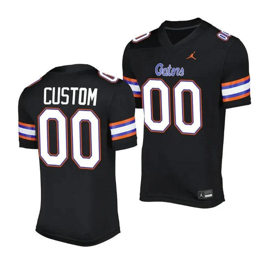 Custom Florida Gators Jersey Name And Number Alternate Game Black 2023 Salute To Service Uniform by My Store