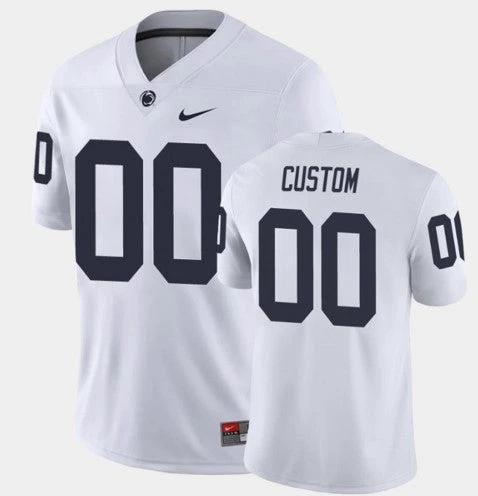 Custom Penn State Nittany Lions Jersey Name and Number NCAA College Football Replica White by My Store