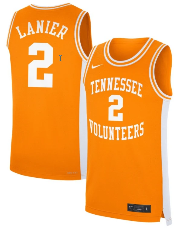 Chaz Lanier Jersey #2 Tennessee Volunteers Basketball NIL Orange by My store basketball