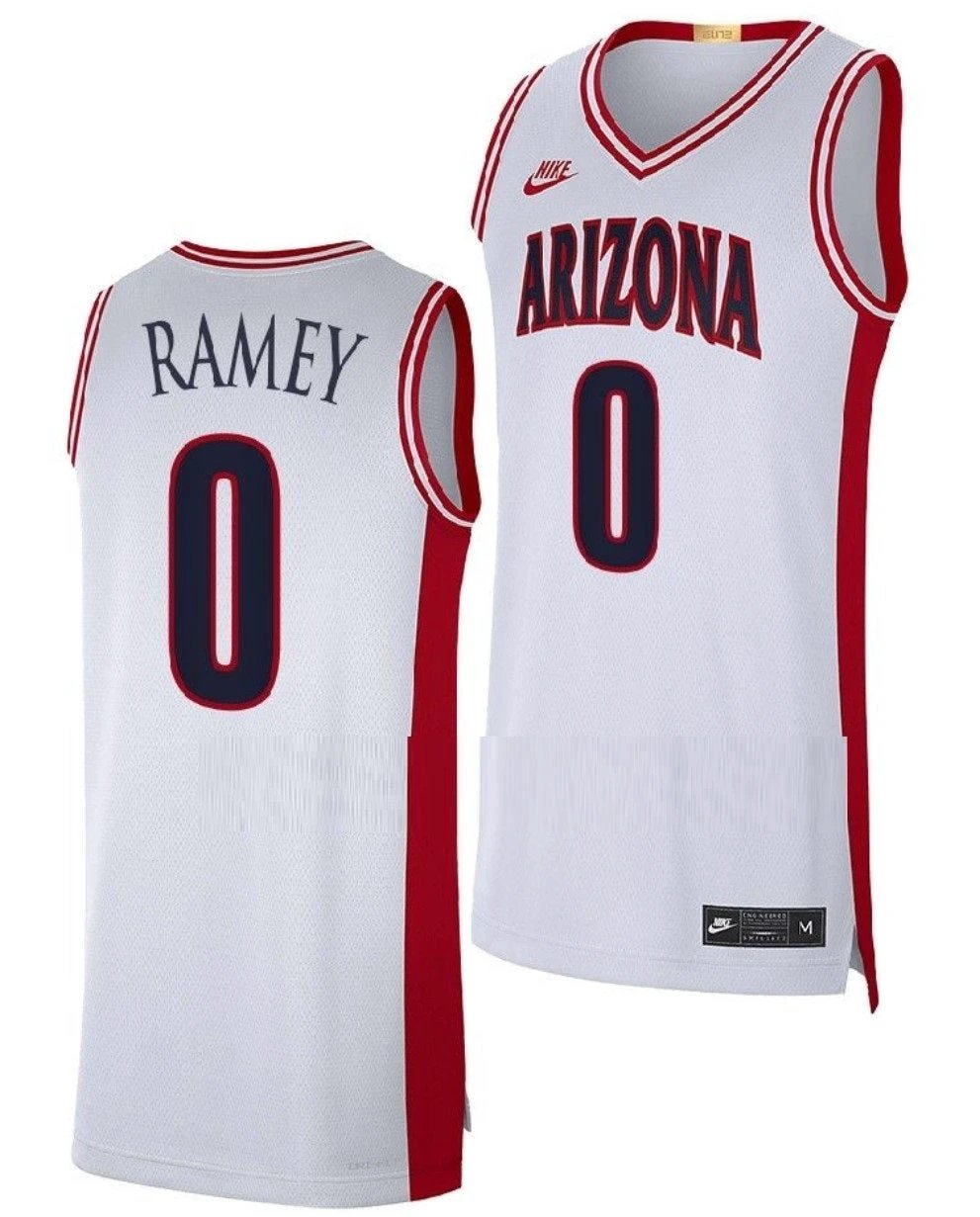 Courtney Ramey Jersey Arizona Wildcats College Basketball Maui Invitational Champs #0 by My store basketball