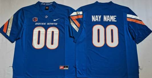 Custom Boise State Broncos Jersey Name and Number NCAA College Football Blue by My Store