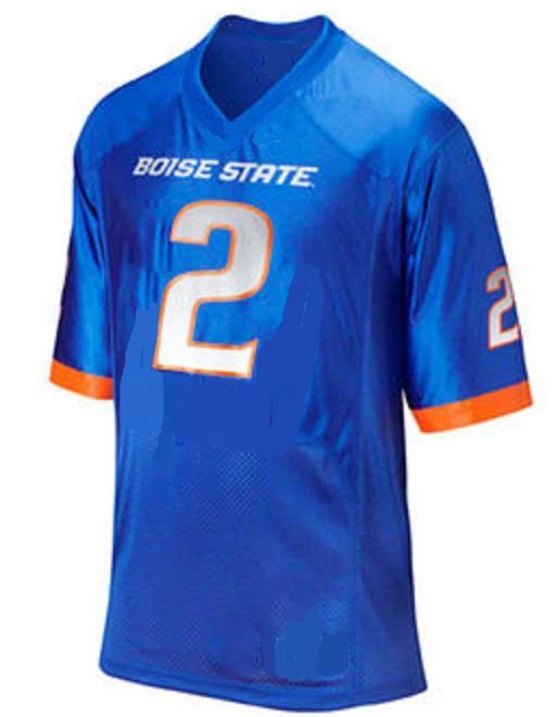 Custom Boise State Broncos Jersey Name and Number NCAA College Football Blue by My Store