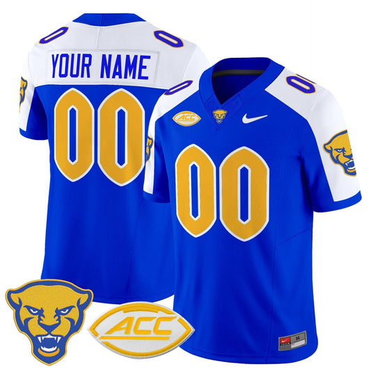 Custom Pittsburgh Panthers Jersey Name, Number 2025 Limited Stitched Royal Alter by My Store