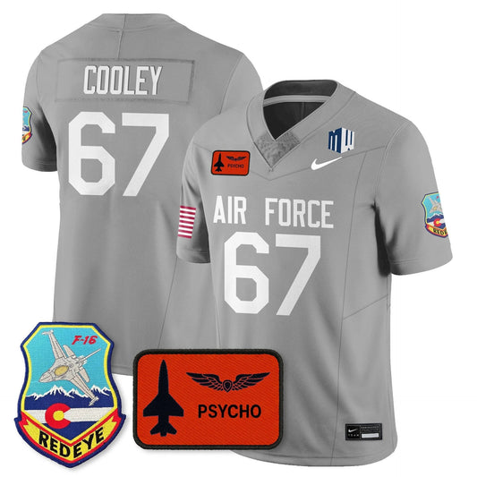 Costen Cooley Jersey #67 Air Force 2025 Honor F-16 Stitched 140th Wing by My Store