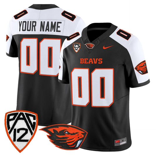 Custom Oregon State Beavers Jersey 2025 Vapor Limited Stitched Black Alter by My Store NCAA Football Jerseys