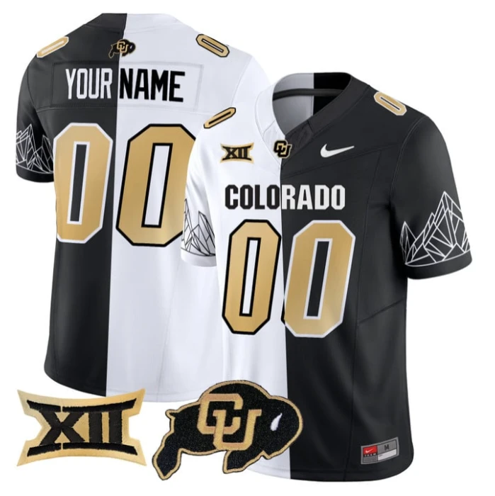 Custom Colorado Buffaloes Jersey Name, Number 2025 Limited V2 Stitched Stripeout by My Store