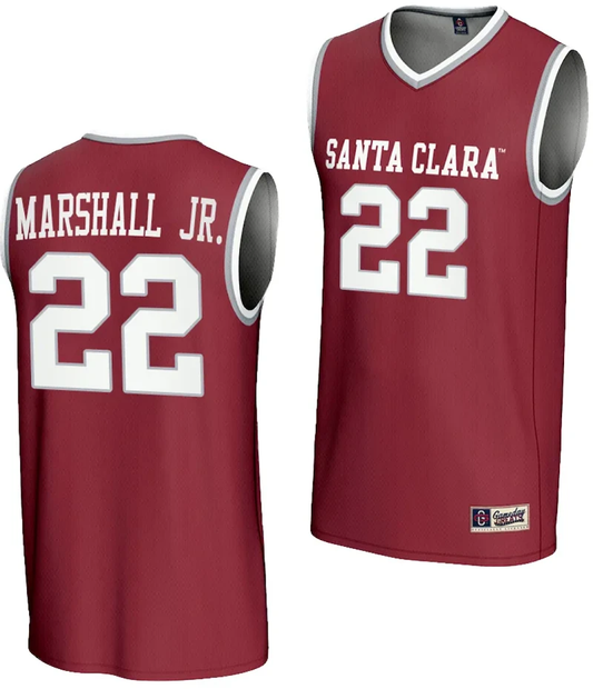 Christoph Tilly Jersey #13 Santa Clara Broncos Basketball NIL Lightweight Black by My store basketball