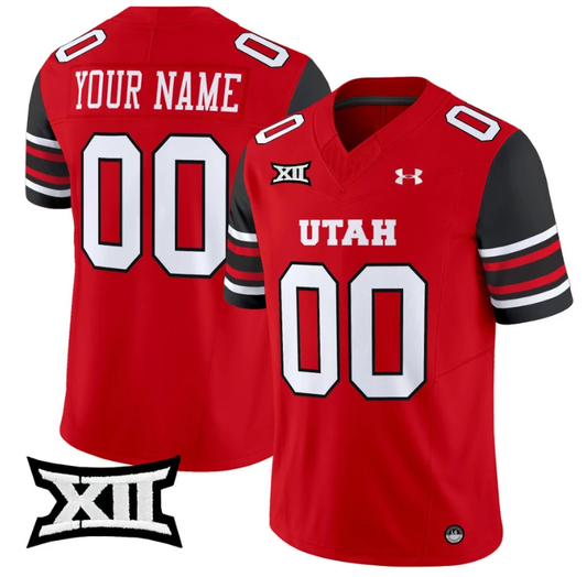 Custom Utah Utes Jersey Name and Number Vapor Limited College Football Stitched Red by My Store