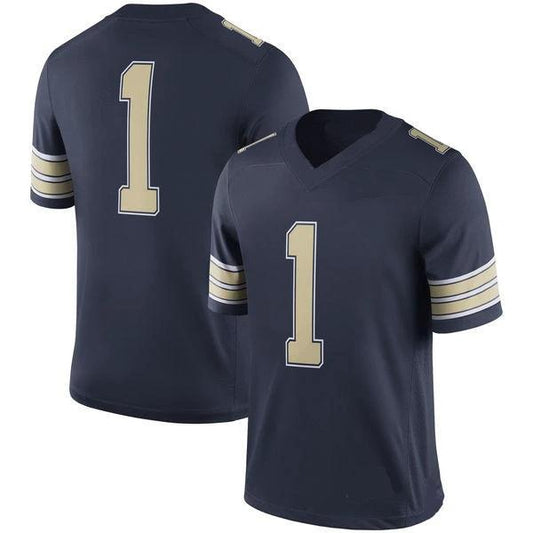 Custom Pittsburgh Panthers Jersey Name and Number NCAA College Football Style 2 by My Store