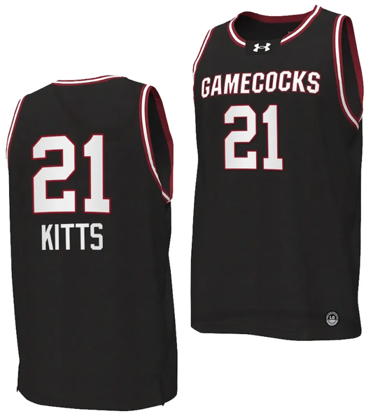 Chloe Kitts Jersey #21 South Carolina Gamecocks College Basketball 2023-24 Replica Black by My store basketball