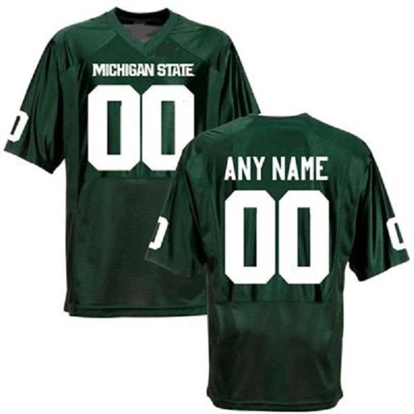Custom Michigan State Spartans Jersey Name and Number College NCAA Football Style 2 by My Store