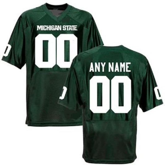 Custom Michigan State Spartans Jersey Name and Number College NCAA Football Style 2 by My Store