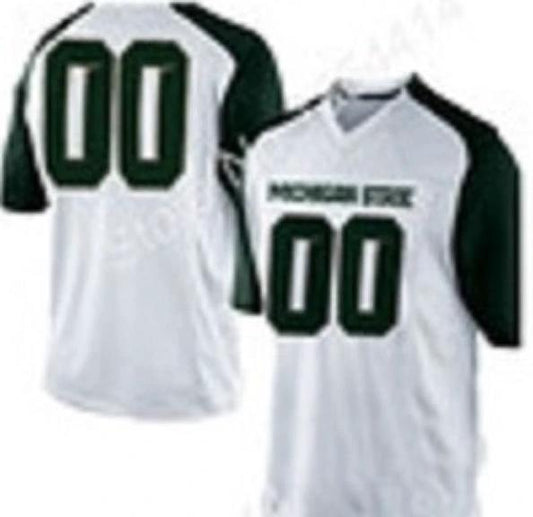 Custom Michigan State Spartans Jersey Name and Number College NCAA Football Style 1 by My Store