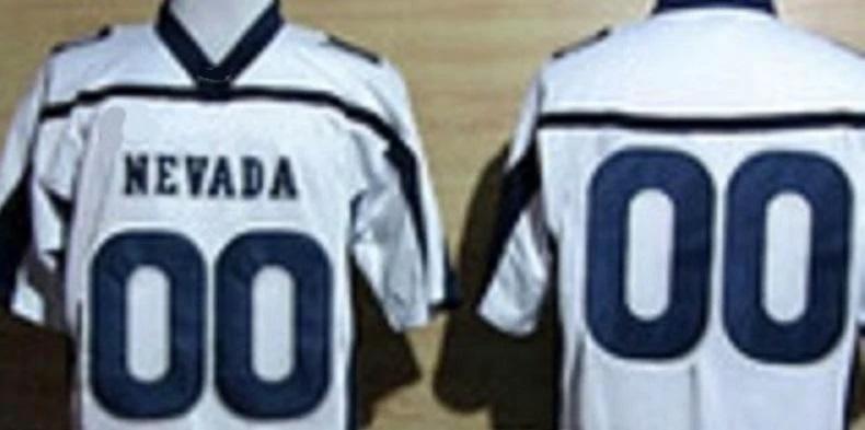 Custom Nevada Wolf Pack Jersey Name and Number NCAA College Football White by My Store