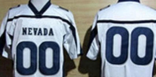 Custom Nevada Wolf Pack Jersey Name and Number NCAA College Football White by My Store