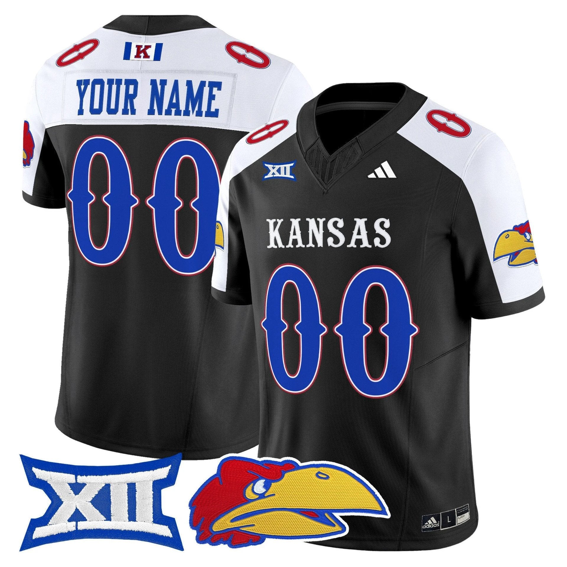 Custom Kansas Jayhawks Jersey Name, Number 2025 Limited Stitched Royal Alter by My Store NCAA Football Jerseys