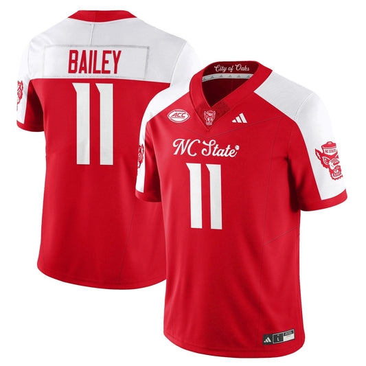 CJ Bailey Jersey #11 State Wolfpack City of Oaks Vapor Limited Stitched Red Alter by My Store NCAA Football Jerseys