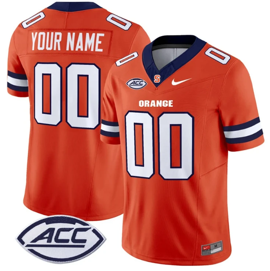 Custom Syracuse Orange Jersey Name and Number Vapor Limited College Football Orange by My Store