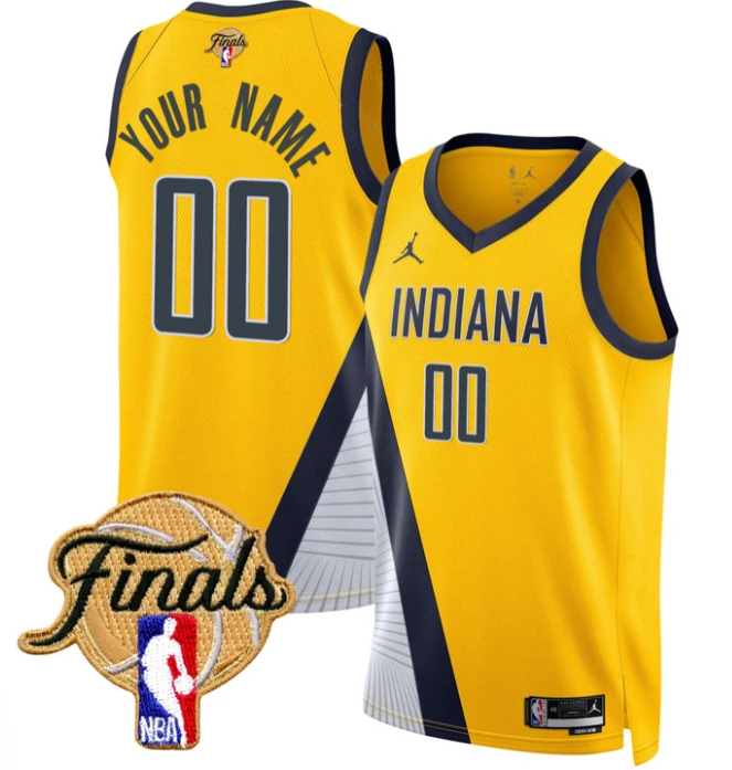 Custom Indiana Pacers Jersey 2025 Finals Swingman Stitched Statement by My store basketball
