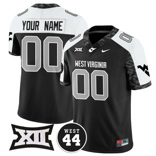 Custom West Virginia Mountaineers Jersey Name and Number 2024 Vapor Limited Football Honor Jerry West Stitched Alternate by My Store