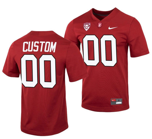 Custom Stanford Cardinal Jersey Name and Number NCAA College Football Untouchable Cardinal by My Store