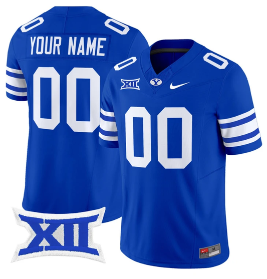Custom BYU Cougars Jersey Name and Number Vapor Limited College Football Stitched Royal by My Store