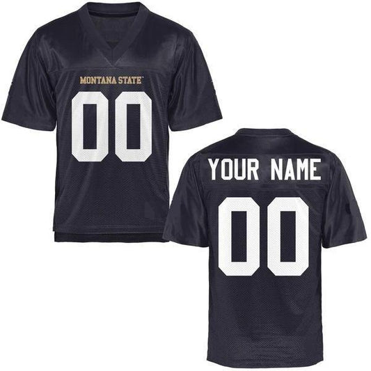 Custom Montana State Bobcats Jersey Name and Number NCAA College Football by My Store