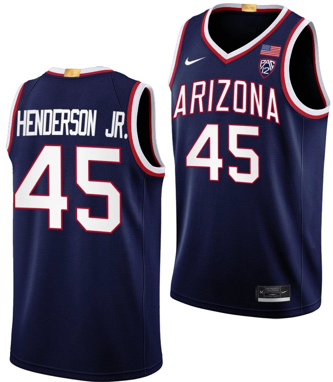 Cedric Henderson Jr Jersey Arizona Wildcats College Basketball Limited #45 by My store basketball