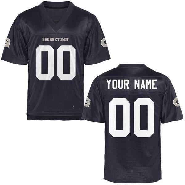 Custom Georgetown Hoyas Jersey Name and Number NCAA College Football by My Store