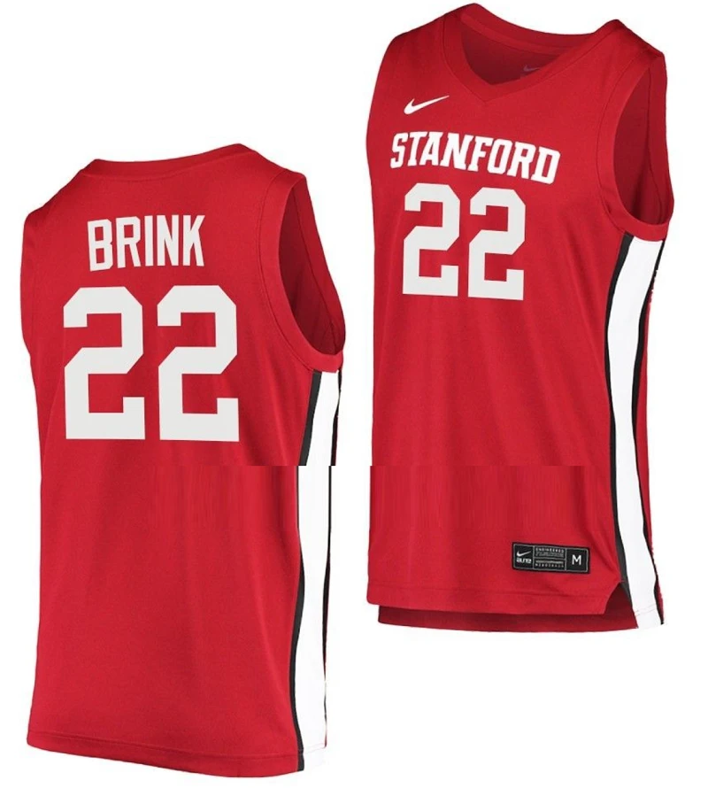 Cameron Brink Jersey #22 Stanford Cardinal College Basketball by My store basketball