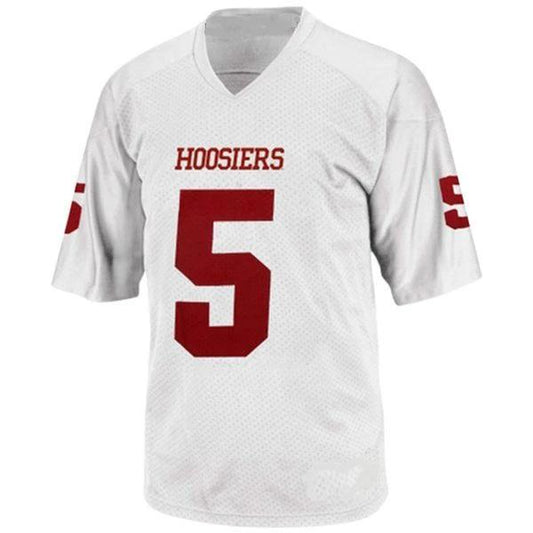 Custom Indiana Hoosiers Jersey Name and Number NCAA College Football White by My Store