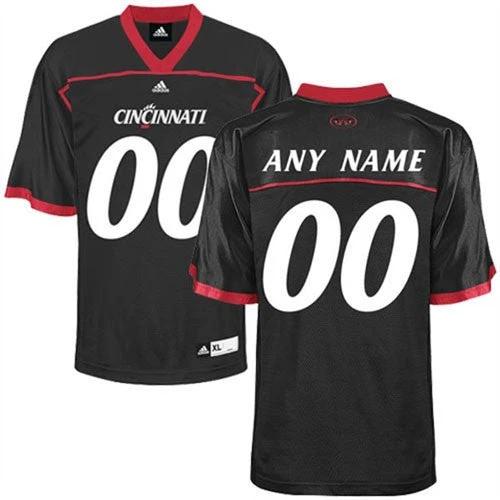 Custom Cincinnati Bearcats Jersey Name and Number NCAA College Football Black by My Store