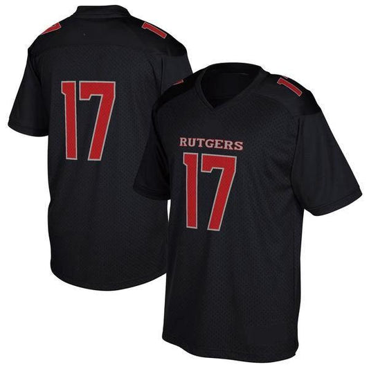Custom Rutgers Scarlet Knights Jersey Name and Number NCAA College Football by My Store