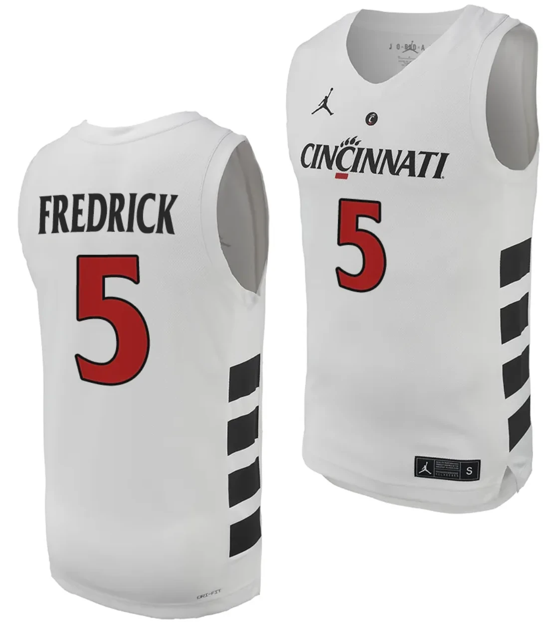 CJ Fredrick Jersey #5 Cincinnati Bearcats College Basketball Replica by My store basketball