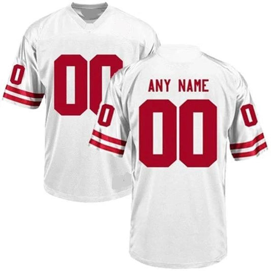 Custom Nebraska Cornhuskers Jersey Name and Number NCAA College Football White by My Store