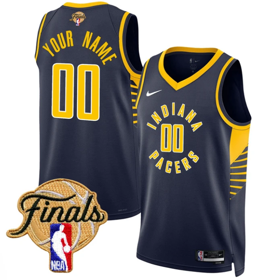 Custom Indiana Pacers Jersey 2025 Finals Swingman Stitched Icon by My store basketball