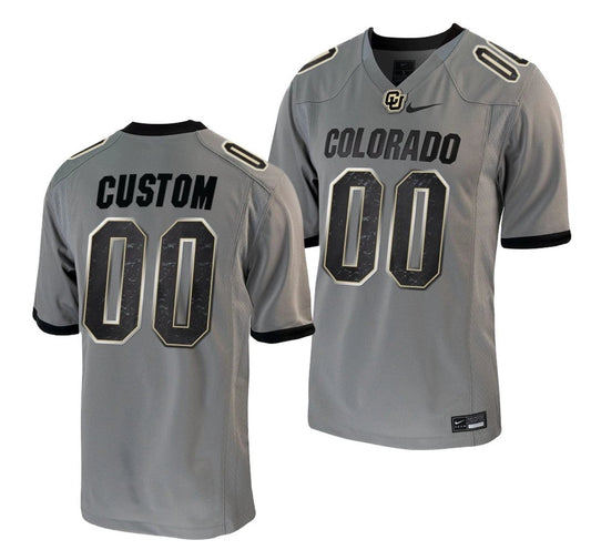 Custom Colorado Buffaloes Jersey Name and Number NCAA College Football Untouchable Grey by My Store