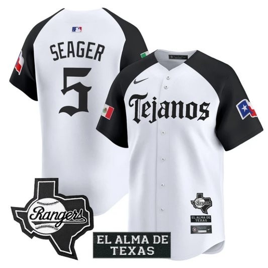 Corey Seager Jersey #5 Texas Rangers Mexico Tejano Barrio Style Vapor Limited Stitched Alternate by My Store