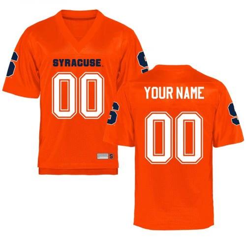 Custom Syracuse Orange Jersey Name and Number NCAA College Football Orange by My Store
