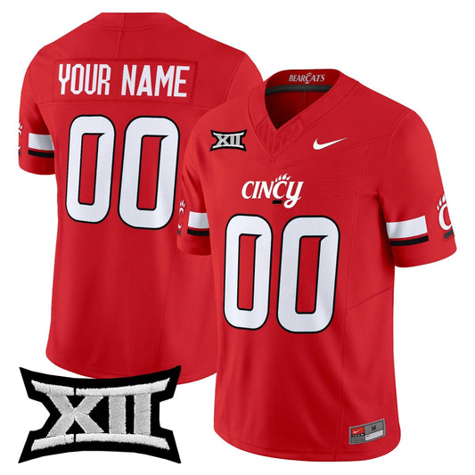 Custom Cincinnati Bearcats Jersey Name, Number 2025 Vapor Limited Stitched Red by My Store