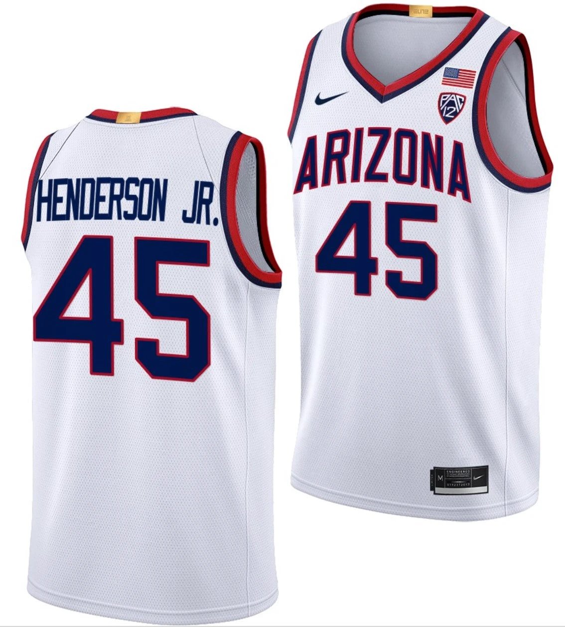 Cedric Henderson Jr Jersey Arizona Wildcats College Basketball Limited #45 by My store basketball