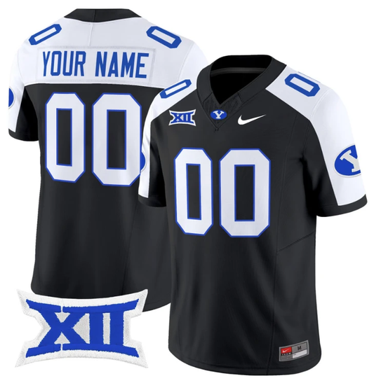 Custom BYU Cougars Jersey Name and Number Vapor Limited College Football Stitched Black Alternate by My Store