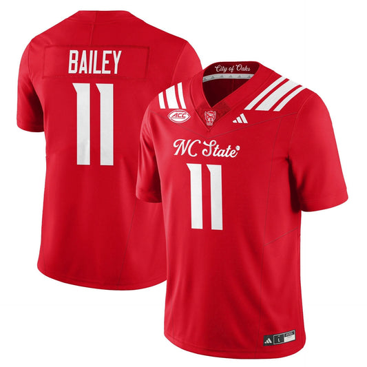 CJ Bailey Jersey #11 State Wolfpack City of Oaks Vapor Limited Stitched Red by My Store NCAA Football Jerseys