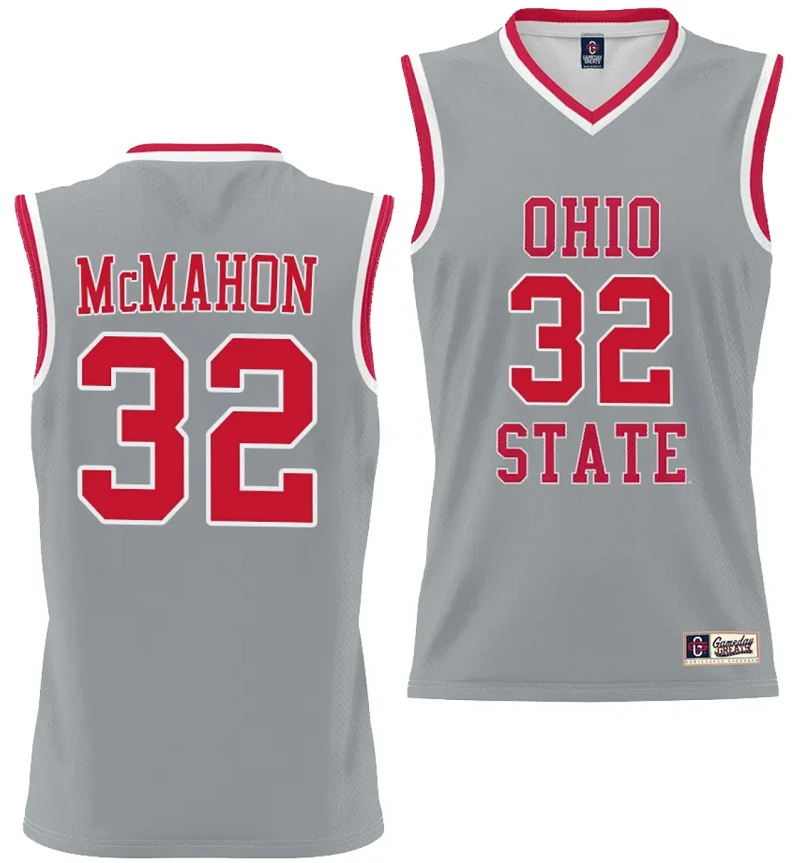 Cotie McMahon Jersey #32 Ohio State Buckeyes College Basketball Lightweight Gray by My store basketball
