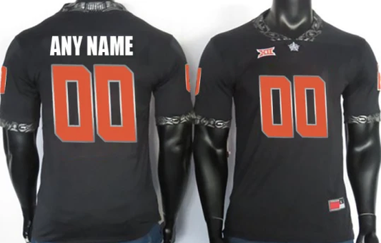 Custom Oklahoma State Cowboys Jersey Name and Number NCAA College Football Black by My Store