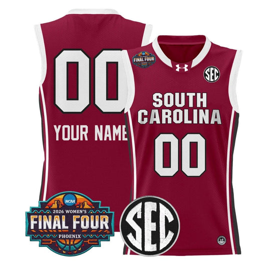 Custom South Carolina Gamecocks Jersey 2026 Final Four Stitched Garnet by My store basketball