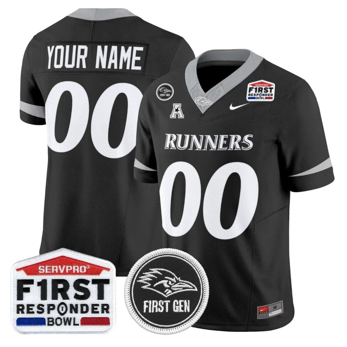 Custom UTSA Roadrunners Jersey 2025 First Responder Bowl Stitched by My Store NCAA Football Jerseys