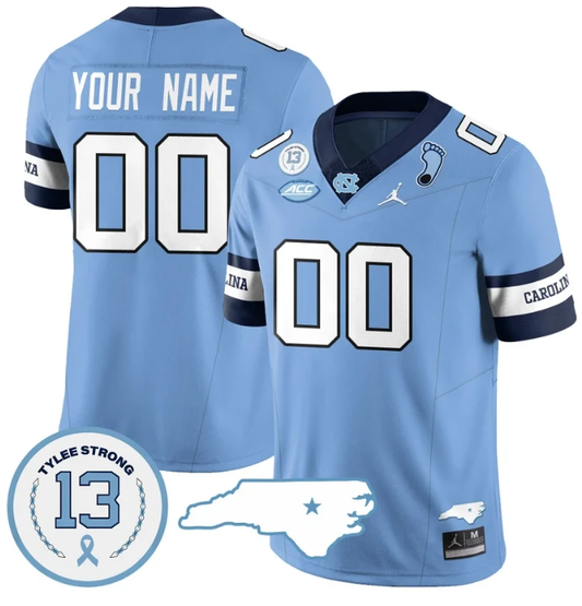 Custom TexaCustom North Carolina Tar Heels Jersey Name and Number Vapor College Football Stitched Alternate Blues Longhorns Jersey Peach Bowl Patch Vapor Football Black Alternate (Copy) by My Store