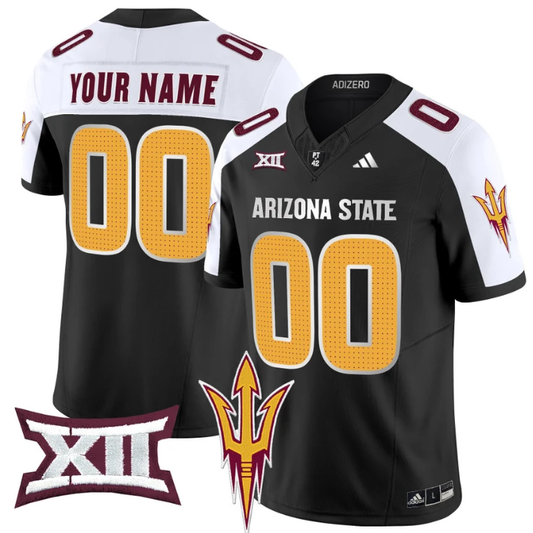 Custom Arizona State Sun Devils Jersey Name, Number 2024 Vapor Limited Black Alternate by My Store