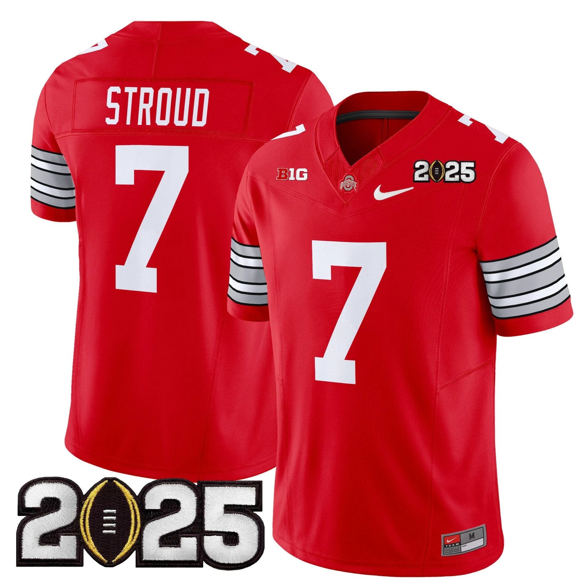 Brandon Inniss Jersey #1 Ohio State Buckeyes 2025 Vapor Limited Stitched by My Store NCAA Football Jerseys